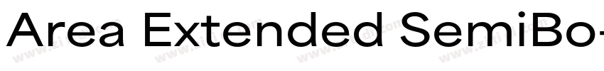 Area Extended SemiBo字体转换